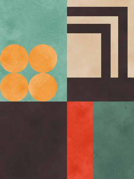Geometric Color Blocks by Vitor Costa