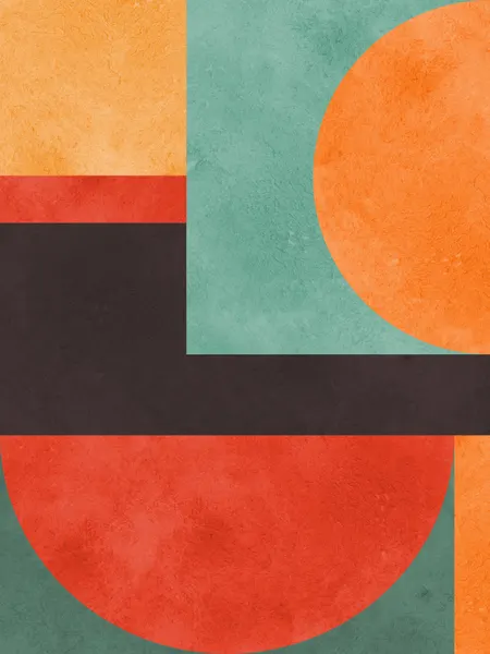 Geometric Color Blocks by Vitor Costa