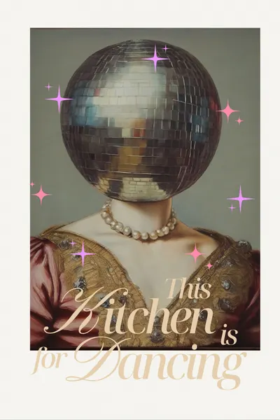 Glamorous Kitchen Dancing by The Art Concept