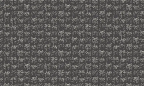 Gray Bows Pattern by Anis Illustration