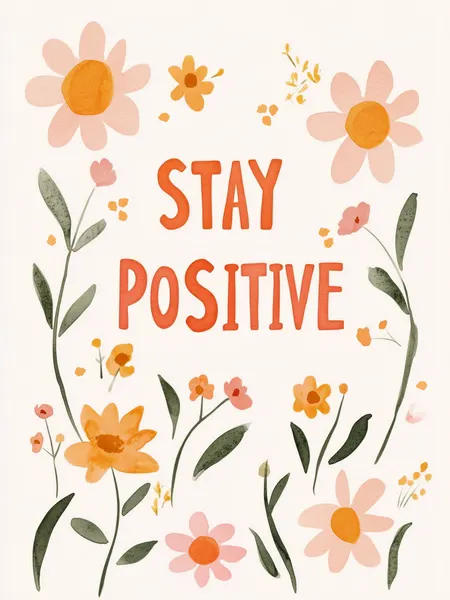 Floral Positivity by Treechild
