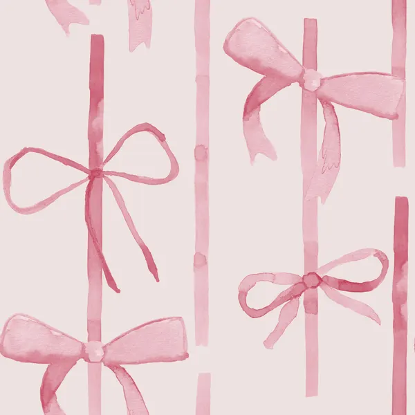 Delicate Pink Bows by Irene Demetri
