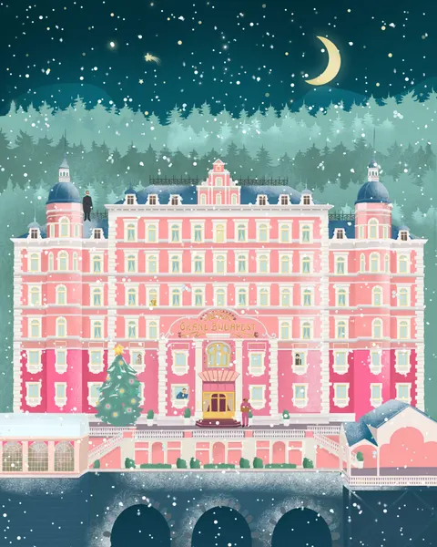 The Grand Budapest Hotel Holidays by Petra Lizde