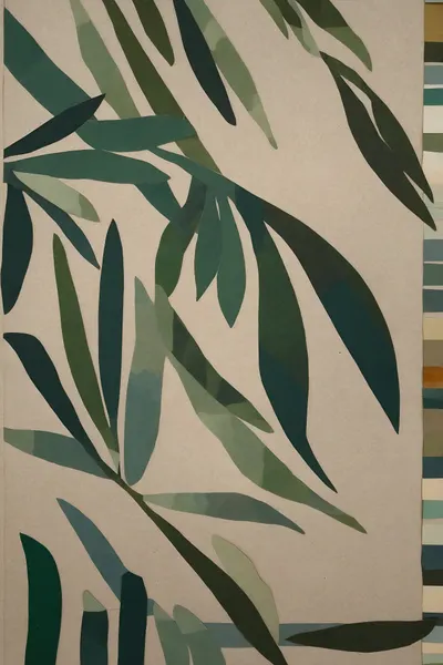 Leafy Mosaics by THE MIUUS STUDIO