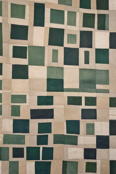 Emerald Mosaic by THE MIUUS STUDIO