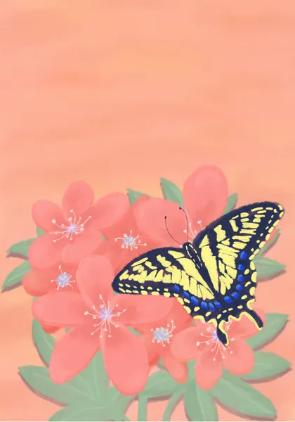 Yellow Butterfly Blooms by Aliya Putrus