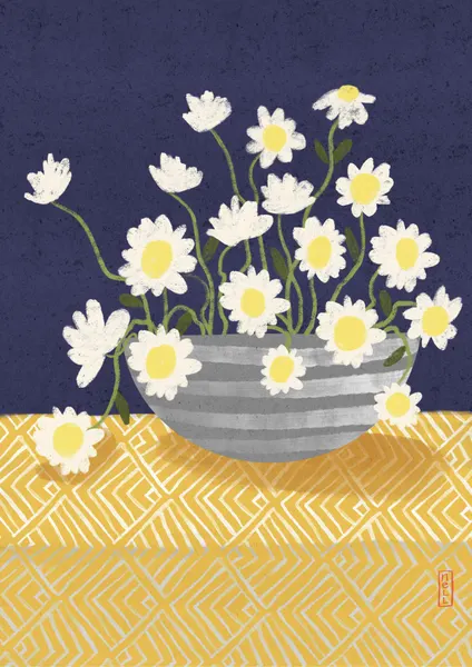 Cheerful Daisy Arrangement by Dirkie Nell