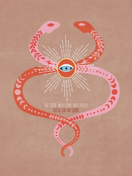 Serpent's Visionary Eye by Emel Tunaboylu