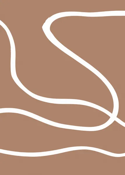 Organic Abstract Curves by Pictufy Studio
