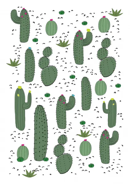 Whimsical Cacti Garden by Nicholas
