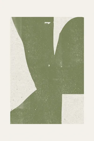 Green Abstract Form by THE MIUUS STUDIO