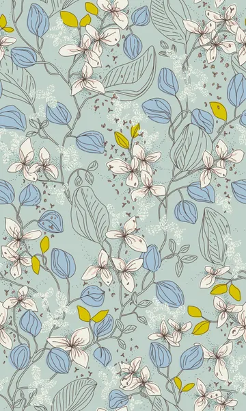 Whimsical Floral Pattern by Annick