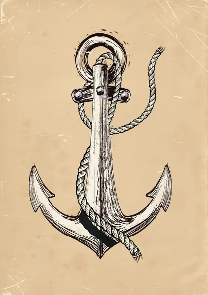 Vintage Nautical Anchor by Nicholas