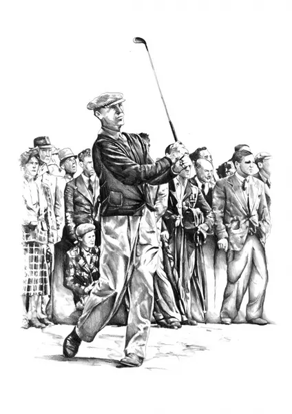 Golfer's Classic Swing by Kulik