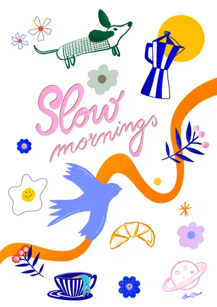 Whimsical Slow Mornings by Baroo Bloom