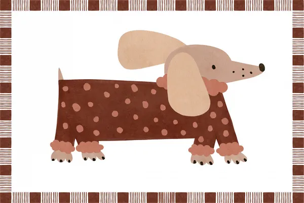 Dotted Dachshund by Treechild