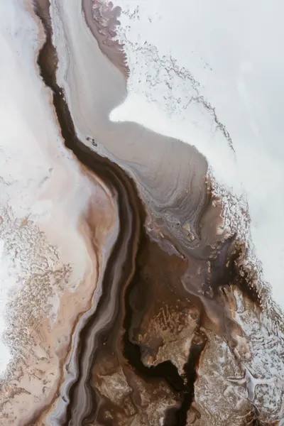 Sophisticated Browns - Earthly Currents 3 by Petra Meikle de Vlas
