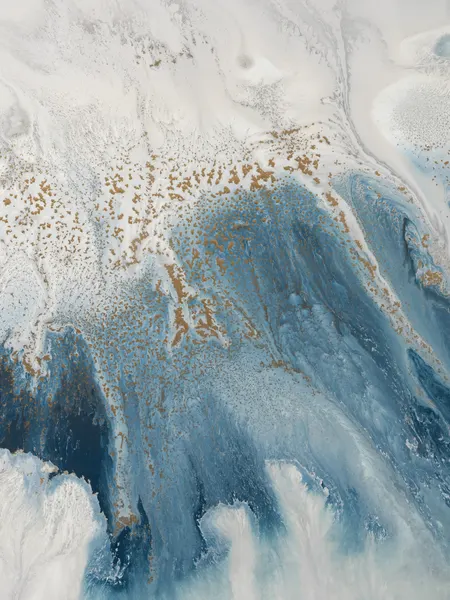 Tidal Shores - Fluid motion waves by Petra Meikle de Vlas