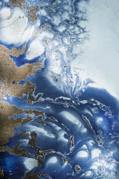 Peaceful - Ocean Wave Waltz  - Oceanic textures by Petra Meikle de Vlas