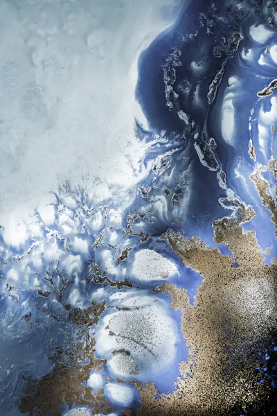 Zen Art 'Ocean Wave Waltz  2' - Watercolor waves by Petra Meikle de Vlas