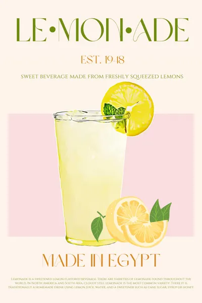 Egyptian Lemonade Refreshment by Nazma Khokhar