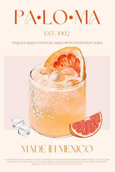 Classic Paloma Cocktail by Nazma Khokhar