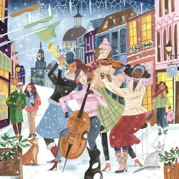 Music in Montreal Christmas by Caroline Bonne Müller