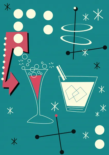 Mid-Century Drinks by Nicholas