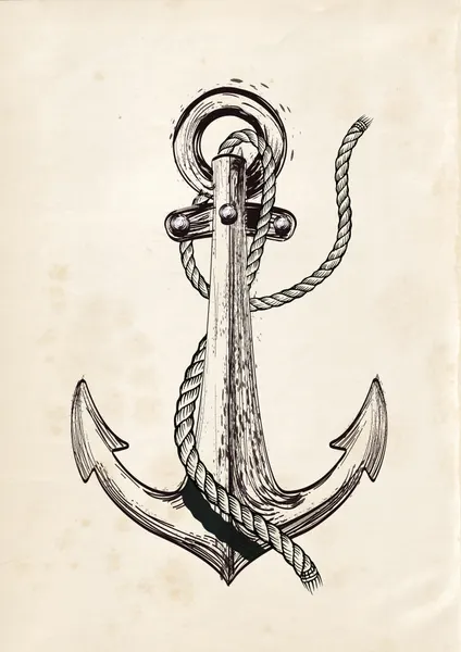 Vintage Nautical Anchor by Nicholas