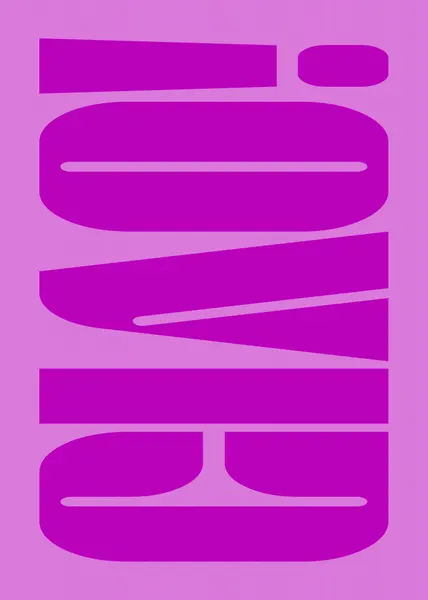 Geometric Purple Typography by Andreas Magnusson