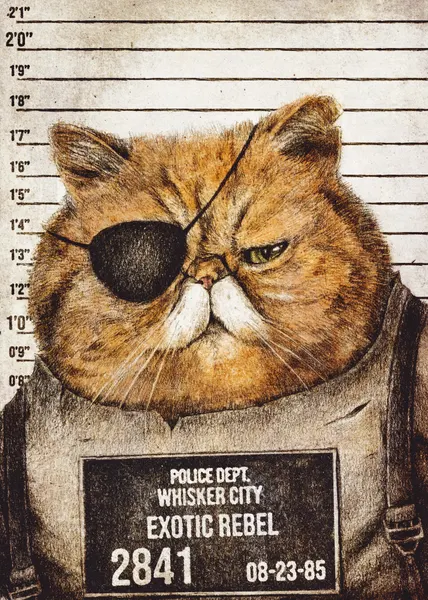Funny Cat by Mike Koubou