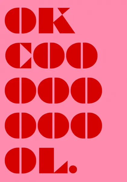 Bold Geometric Message by Athene Fritsch