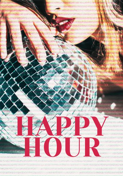 Woman with a Disco Ball by Athene Fritsch