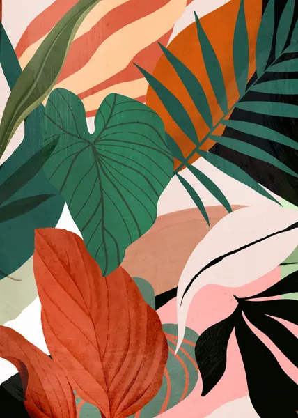 Modern Tropical Foliage by ThingDesign
