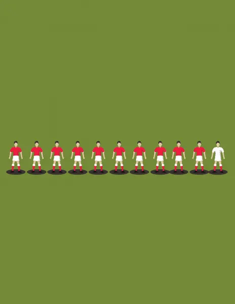 Football Team Lineup by Nicholas