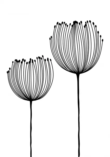 Minimalist Botanical Lines by Bainai