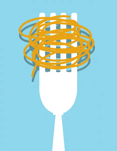 Minimalist Spaghetti Fork by Nicholas