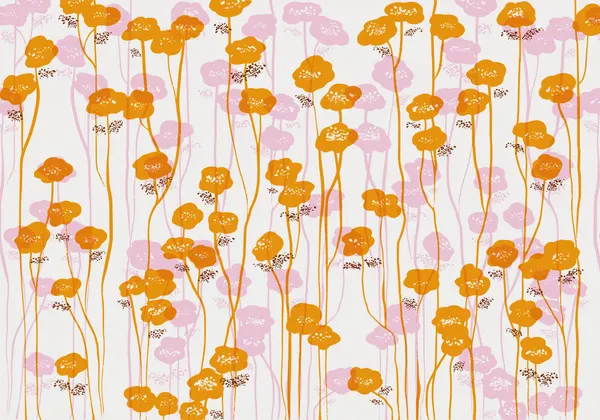 Dreamy Orange Blooms by Annick