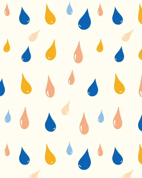 Playful Raindrop Pattern by Kintsugi99