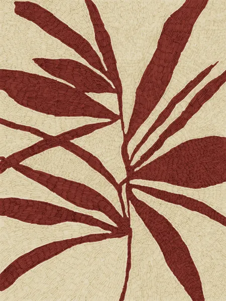 Red Leaf Silhouette by Treechild