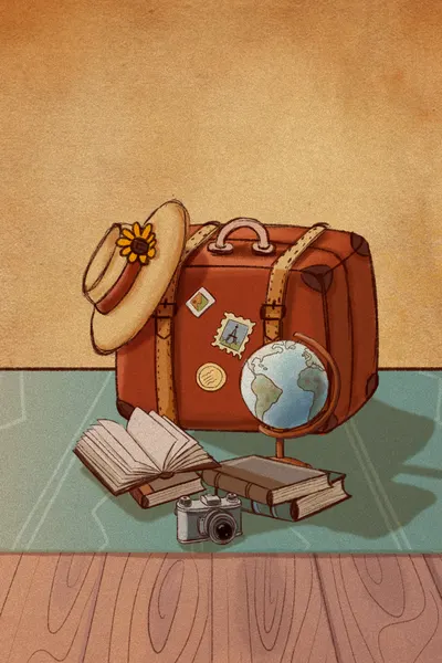 Vintage Travel Essentials by Xuan Thai