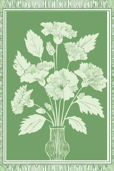 Art Deco Flowers by casa cartissi