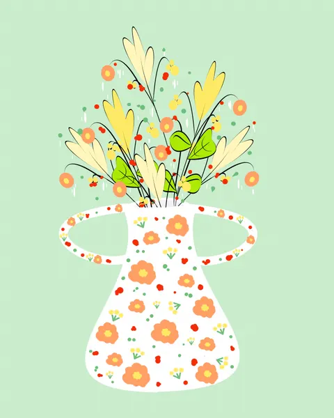 Colorful Spring Flowers by Sannel Larson