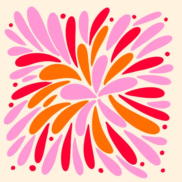 Vibrant Floral Burst by Angela Minca