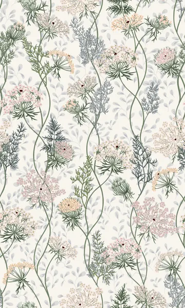 Soft Meadow Flowers by Annick
