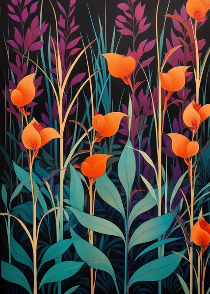 Vibrant Dark Botanicals by Andreas Magnusson