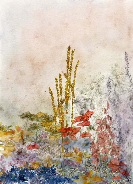 Vibrant Water Garden by Ankie Kooi