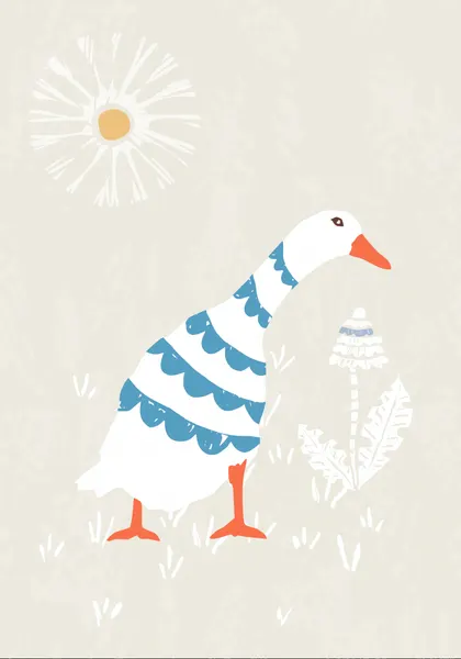 Cute Goose Daisy by Annick