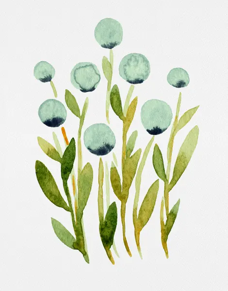 Fresh Watercolor Florals by Angela Minca