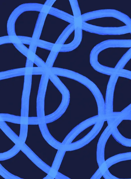 Blue Maze Paths by Mareike Böhmer